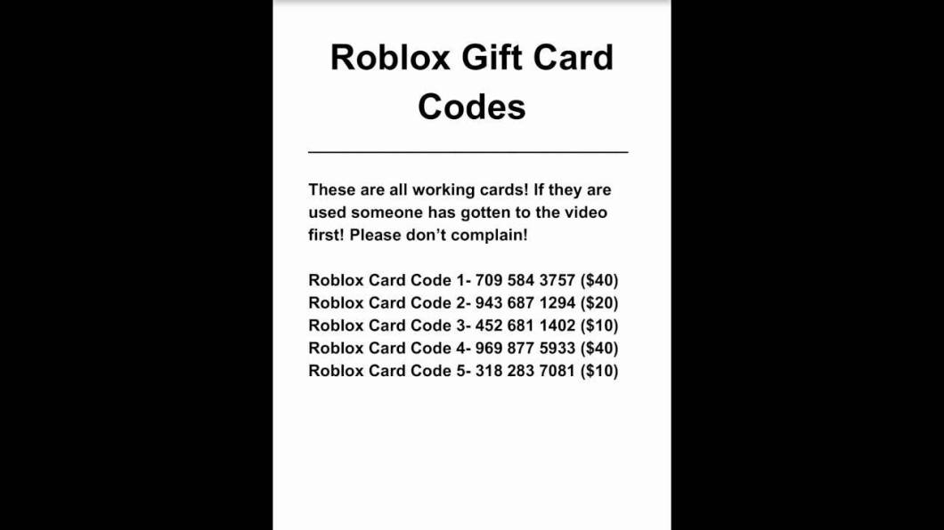 roblox gift card code generator no survey no download